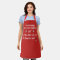Christmas Wine All-Over Print Apron