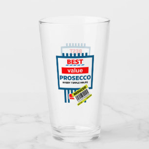 Christmas Wine And Sparkling Wine Labels Glass