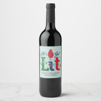 Christmas Wine Bottle Labels