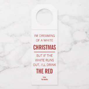 Christmas Wine Bottle Tags 