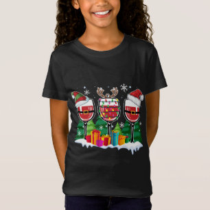 Christmas Wine - Funny Reindeer Santa Xmas Alcohol T-Shirt