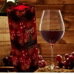 Christmas Wine Gift Box<br><div class="desc">Looking for something special to wrap your wine for Christmas? Look no further than our beautiful Red, Burgundy gift box with golden flowers and Christmas balls. This elegant and stylish gift box is perfect for the upcoming holiday and will put a touch of class to your wine. You can personalise...</div>