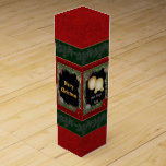 Christmas Wine Gift Box with your Photo & Text<br><div class="desc">Insert your photo and your name(s). All text is customisable (ask me for help if it doesn't fit)</div>