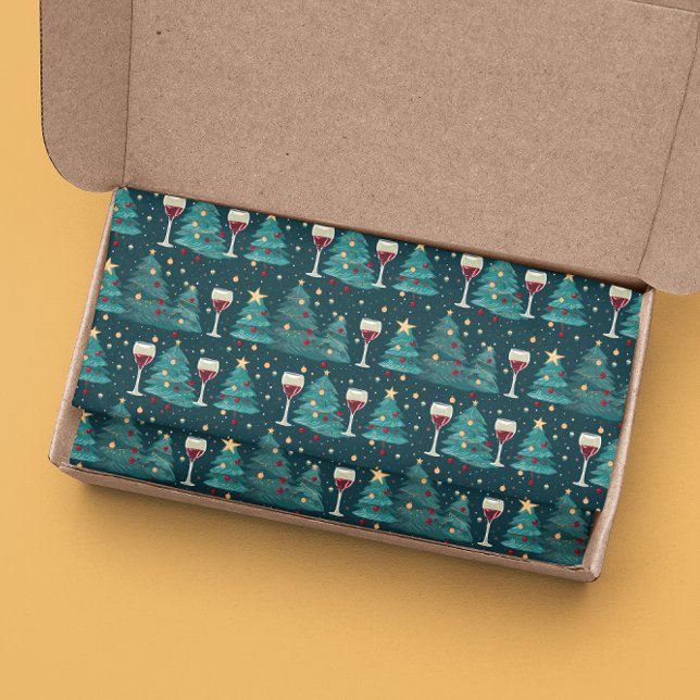 Christmas Wine Lover  Tissue Paper (Creator Uploaded)