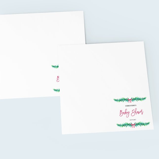 Christmas Winter Baby Shower  Napkin (Creator Uploaded)