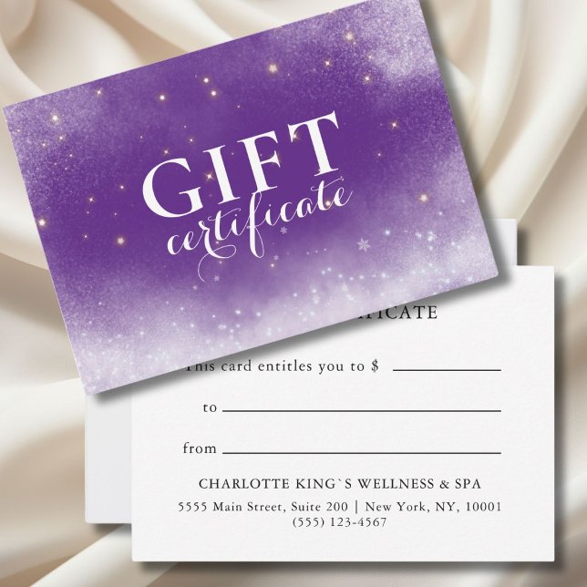 CHRISTMAS, WINTER, BUSINESS GIFT CERTIFICATE  (CHRISTMAS, WINTER, BUSINESS GIFT CERTIFICATE
)