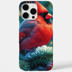 Christmas/winter Cardinal  iPhone 16 Pro Max Case