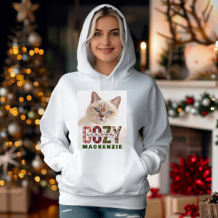 Christmas Winter Cosy Season Custom Photo and Name Sweatshirt
