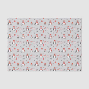 Christmas Winter Festive Family Penguin Party Tissue Paper