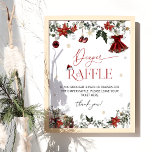 Christmas Winter Girl Baby Shower Diaper Raffle Poster<br><div class="desc">This item creates a festive atmosphere perfect for celebrating a winter baby shower,  blending the warmth of the Christmas season with the excitement of welcoming a new baby. Matching items are available.</div>