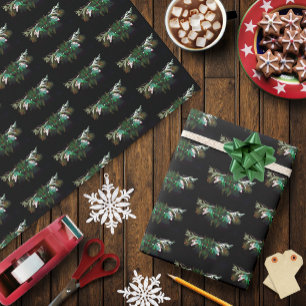 Christmas Winter Green Man Wrapping Paper