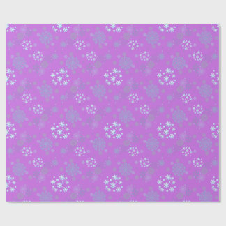 Christmas Winter Hanukkah Snowflake design Wrapping Paper