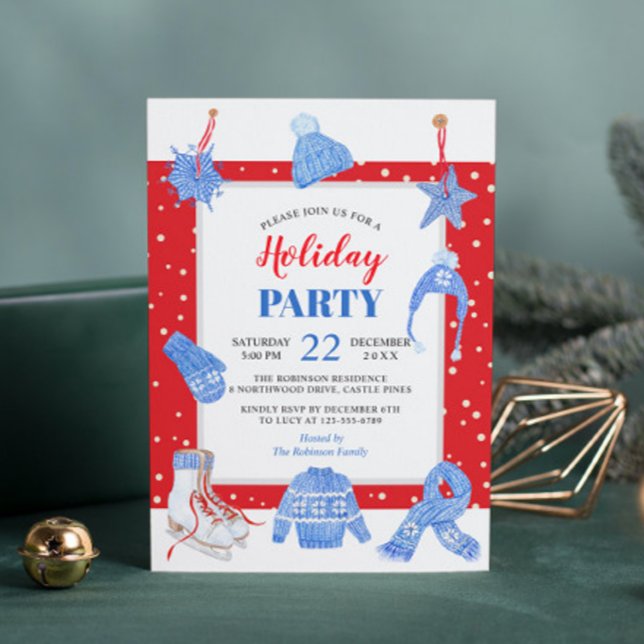 Christmas Winter Holiday Party It's Cold Outside Invitation (Creator Uploaded)