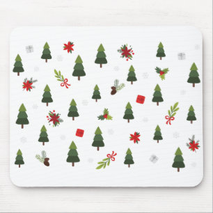 Christmas Winter Holiday Season Presents Festive Mouse Mat