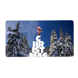 Christmas winter landscape