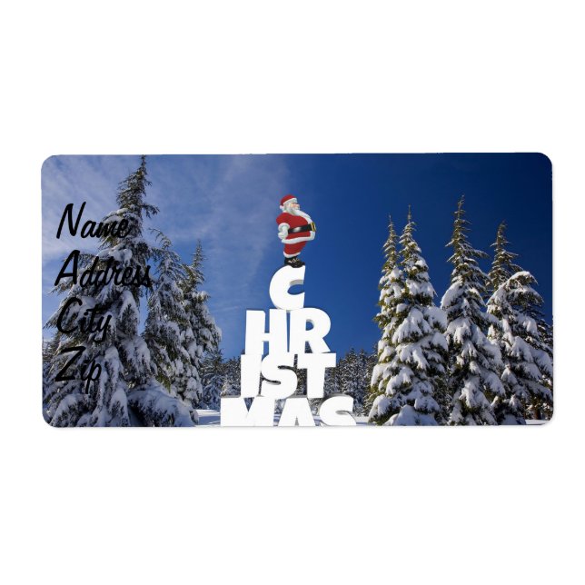 Christmas winter landscape (Front)