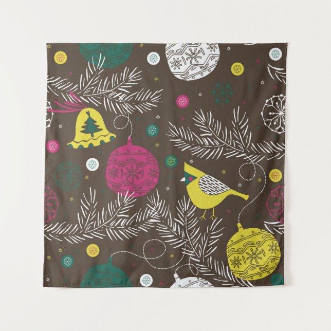 Christmas winter pattern tapestry (Front)