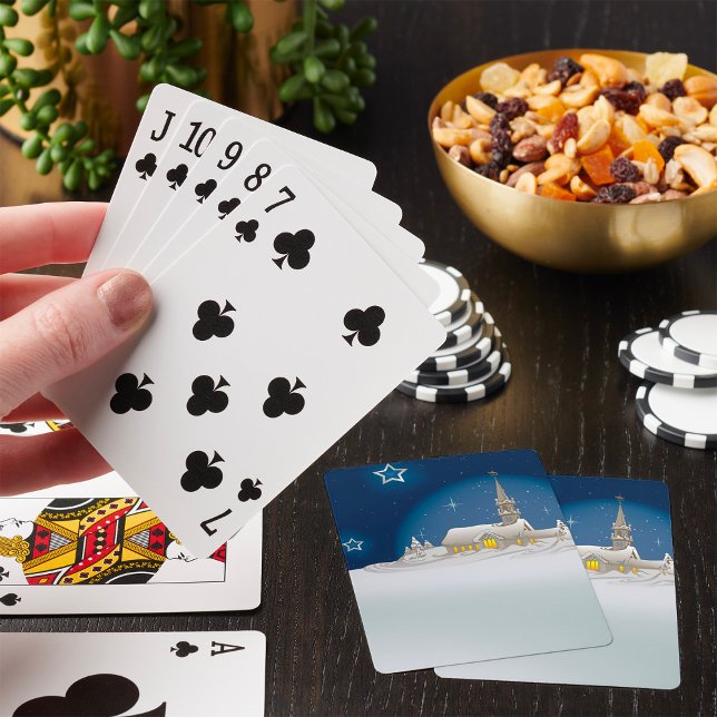 Christmas Winter Scene Playing Cards (Creator Uploaded)