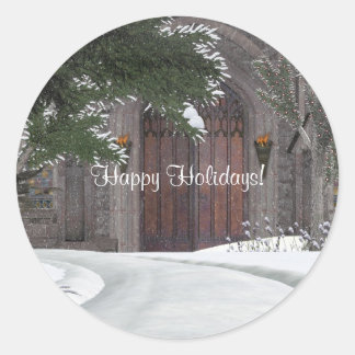 Christmas Winter Scenes Sticker