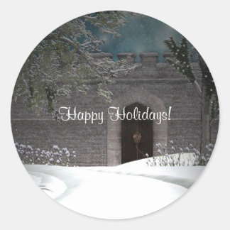 Christmas Winter Scenes Sticker