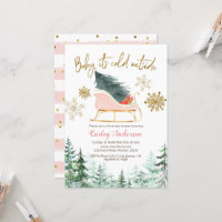 Christmas Winter Sleigh baby it's cold outside