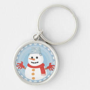 CHRISTMAS WINTER SNOWMAN KEY RING
