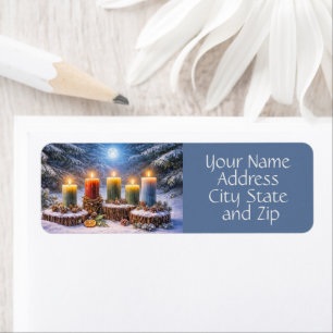 Christmas Winter Solstice Yule Return Address
