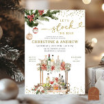 Christmas Winter Stock the Bar Couple Shower Invitation<br><div class="desc">Christmas Winter Stock the Bar Couple Shower Invitation | Christmas Couple Shower Invitation |</div>