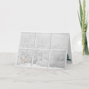 Christmas Winter Windowpane Card
