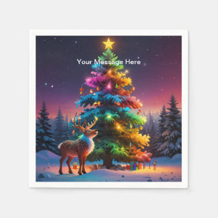 Christmas Winter Wonderland Holiday Season Napkin