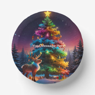 Christmas Winter Wonderland Holiday Season Paper Plate