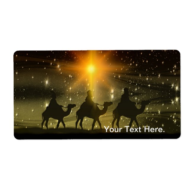 Christmas Wise Men Golden Star of Bethlehem (Front)