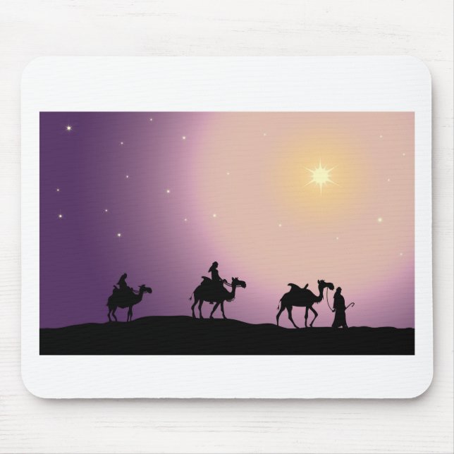 Christmas Wise Men Mouse Mat (Front)