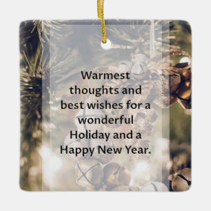 Christmas Wish Ceramic Ornament