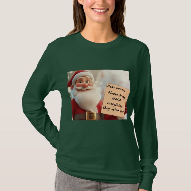 Christmas wish for MAGA T-Shirt (Front)