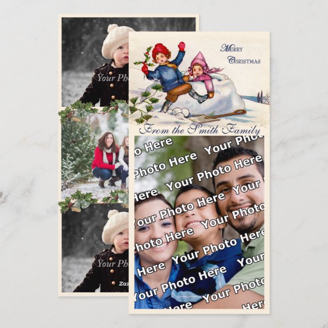 Christmas Wish Holiday Card (Front/Back)