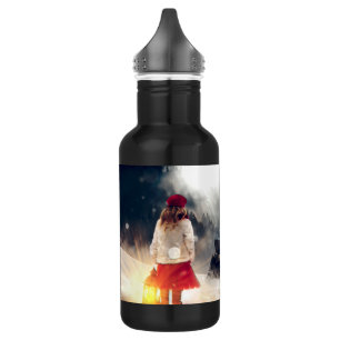 Christmas Wish Snow House 532 Ml Water Bottle