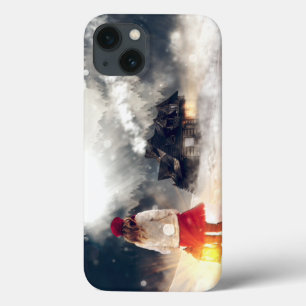 Christmas Wish Snow House iPhone 13 Case