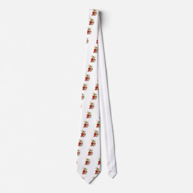 Christmas wishes angels tie (Front)