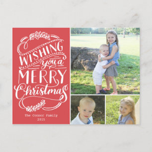 Christmas Wishes Collection Holiday Postcard