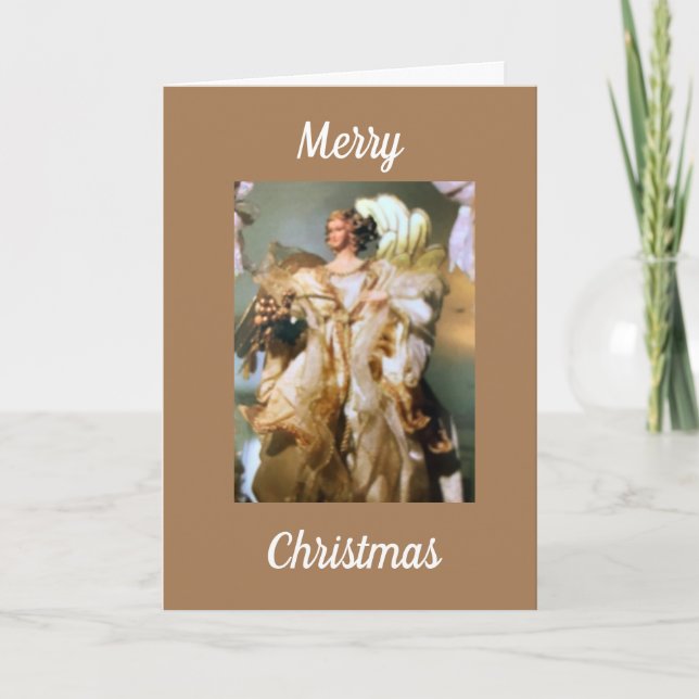 CHRISTMAS WISHES FOR FAMILY, FRIENDS & HAPPINESS CARD (Front)