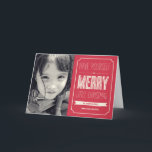 Christmas Wishes Holiday Photo Card<br><div class="desc">Celebrate the season with this modern and stylish holiday card from Berry Berry Sweet.</div>