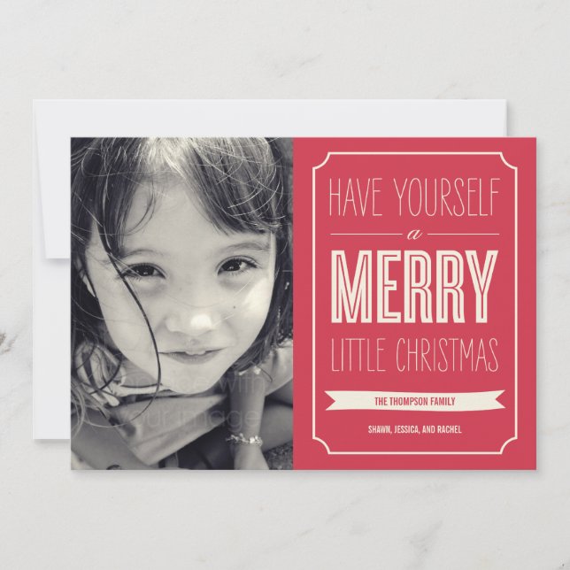 Christmas Wishes Holiday Photo Cards (Front)