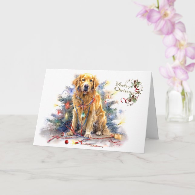  Christmas Wishes in Tangled Delight Christmas Card (Orchid)