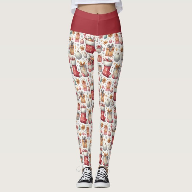 Christmas Wishes Leggings (Front)