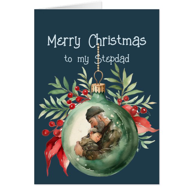 Christmas Wishes & Love for Stepdad (Front)