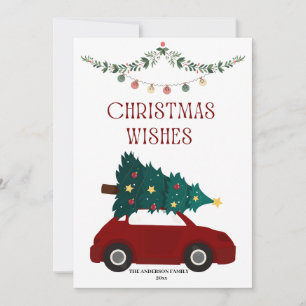 Christmas Wishes Merry Christmas Greeting card