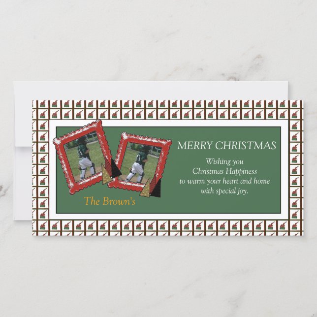 CHRISTMAS WISHES PHOTOCARD TEMPLATE (Front)