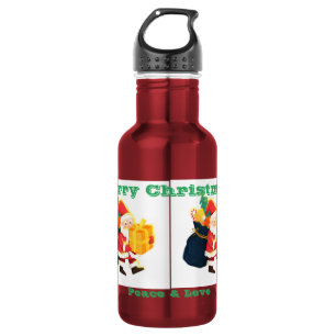 Christmas Wishes Printed Surprise 18 oz size Nice 532 Ml Water Bottle