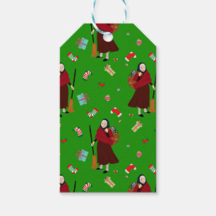 christmas witch Befana Gift Tags